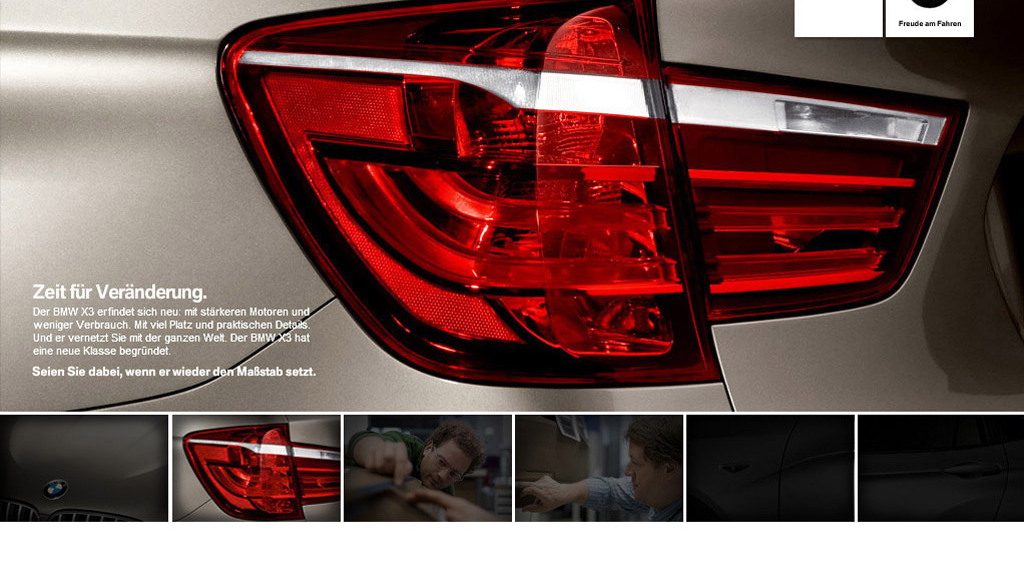 2011 BMW X3 teaser