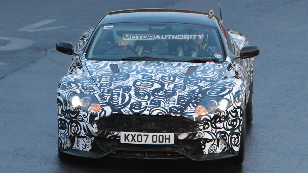 2011 Aston Martin DBS facelift spy shots