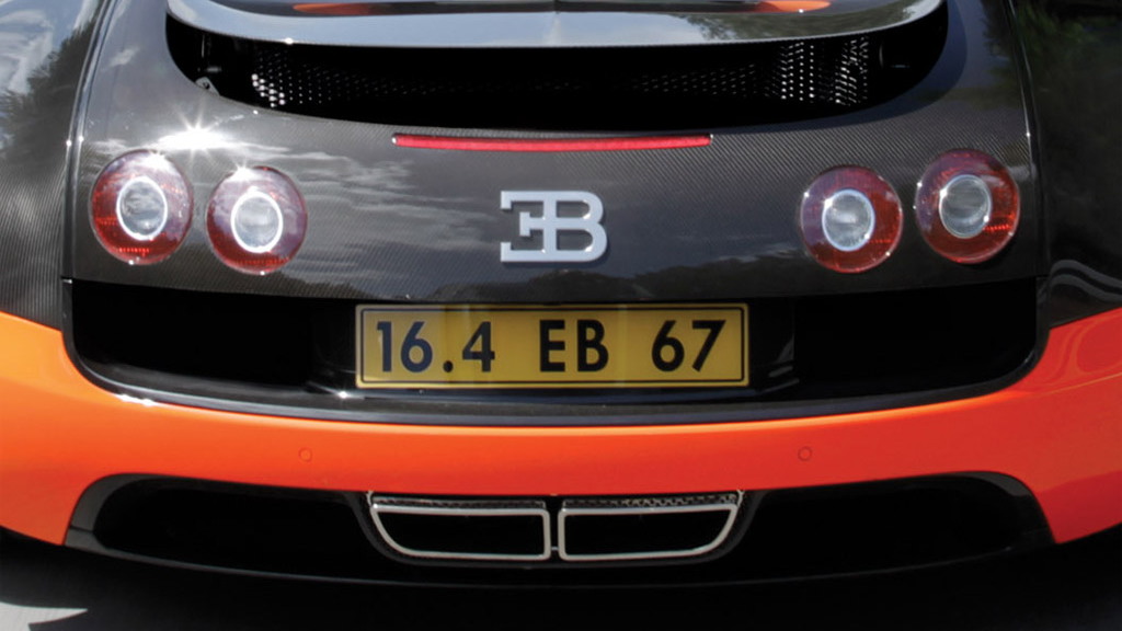 Bugatti Veyron Super Sport exhaust 