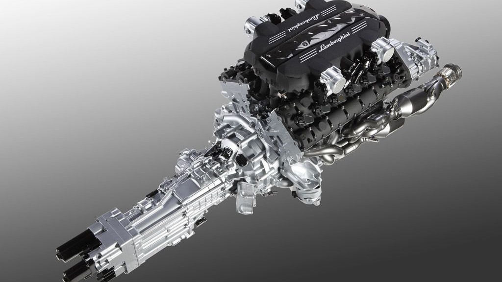 Lamborghini Aventador's 6.5-liter V-12 and ISR transmission