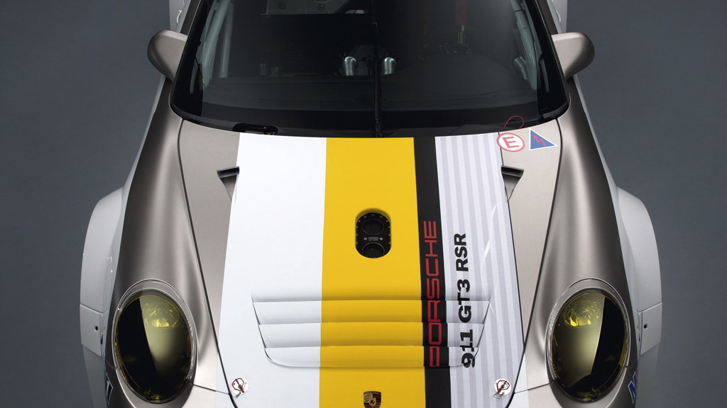 2011 Porsche 911 GT3 RSR race car