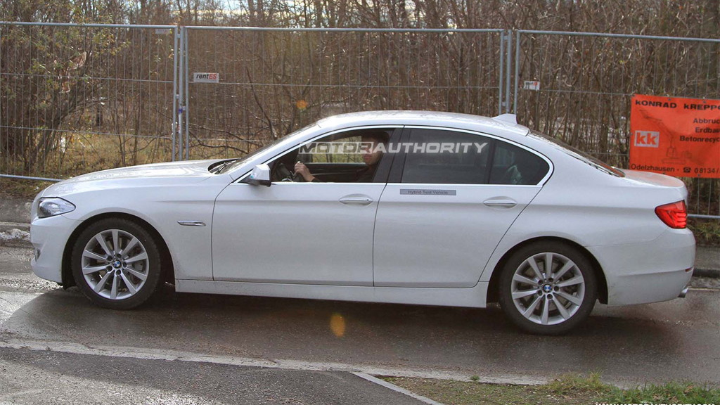 2012 BMW ActiveHybrid 5-Series spy shots