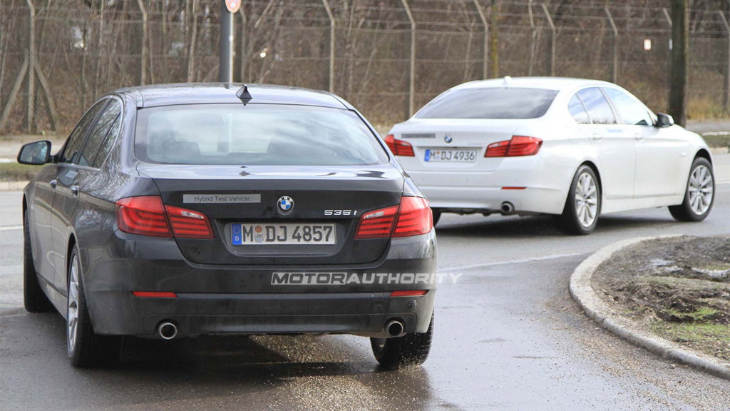 2012 BMW ActiveHybrid 5-Series spy shots