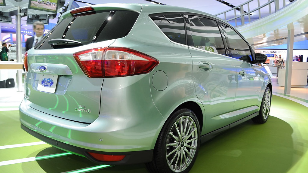 2011 Ford C-Max Energi Plug-In Hybrid Concept live photos. Photo by Joe Nuxoll.