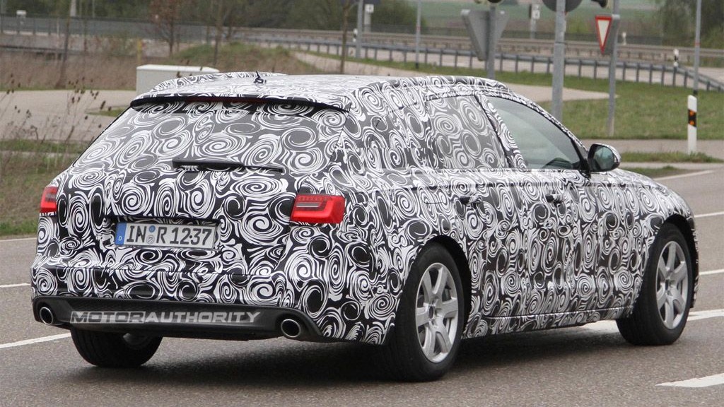 2012 Audi A6 Avant spy shots