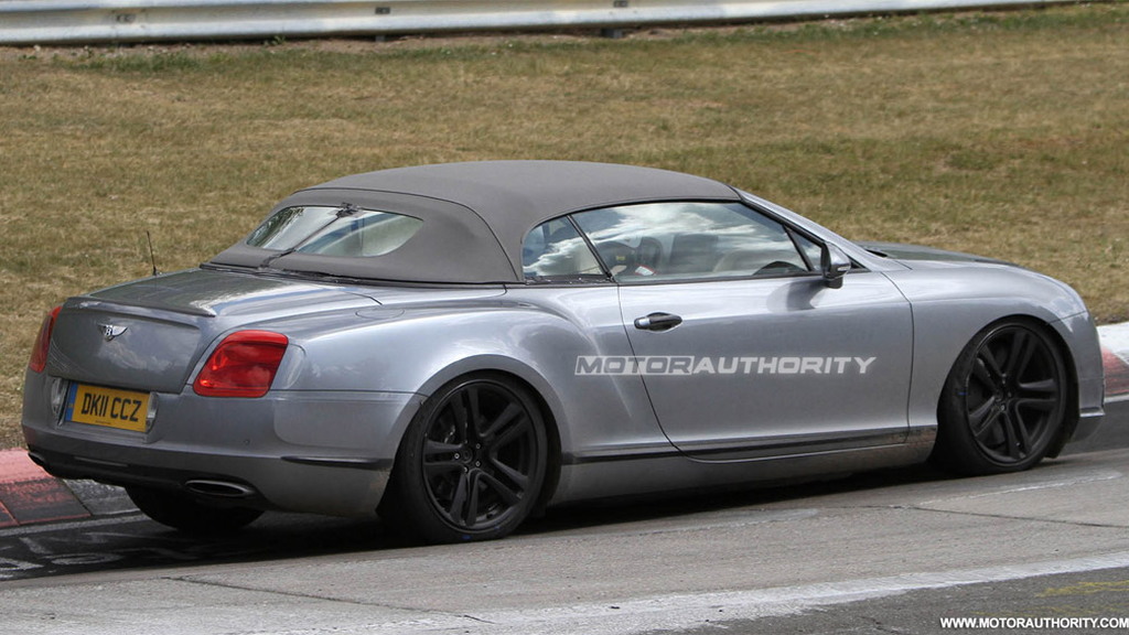 2012 Bentley Continental GTC facelift spy shots