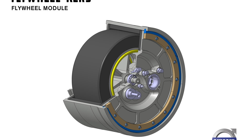 Volvo flywheel Kinetic Energy Recovery System (KERS)