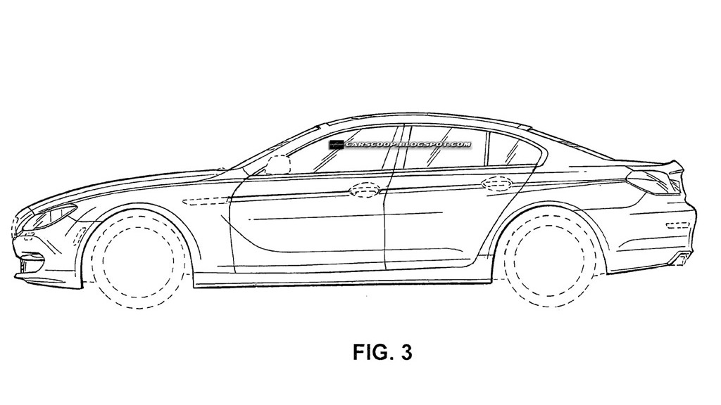 BMW 6-Series Gran Coupe official patent leaked