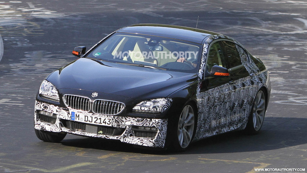 2013 BMW 6-Series Gran Coupe with M Sports Package spy shots