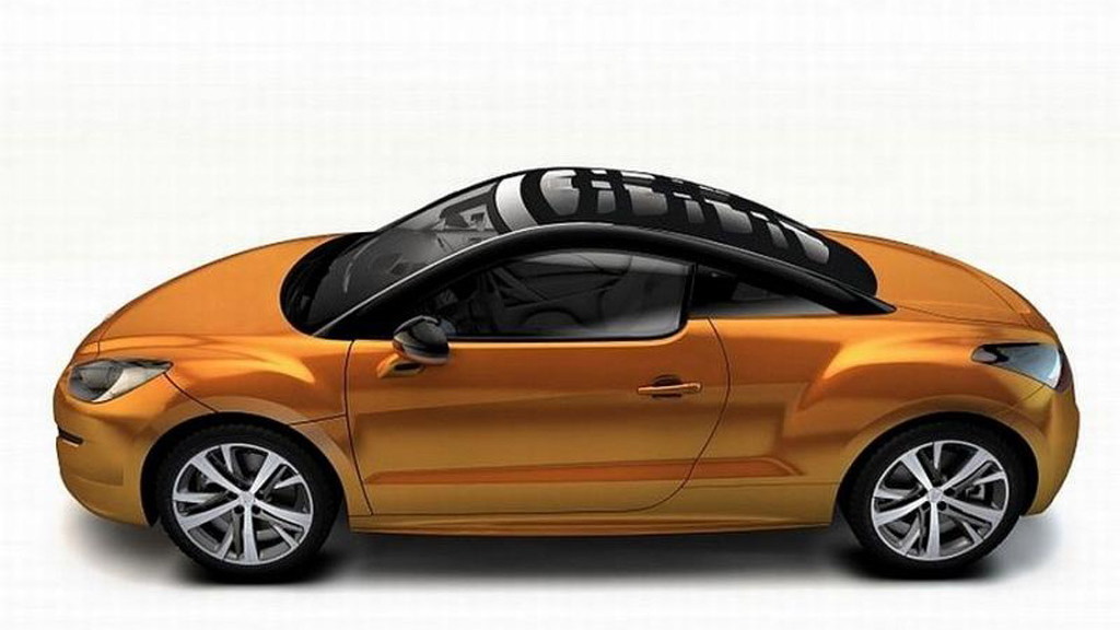 Magna Steyr View Top sliding roof concept previewed on the Peugeot RCZ