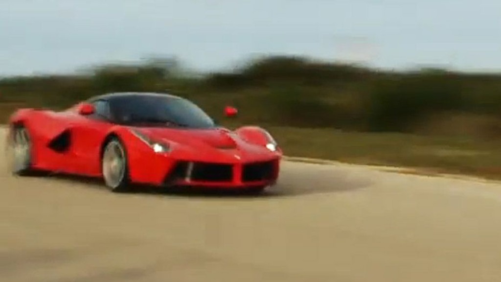 Ferrari LaFerrari hits the track