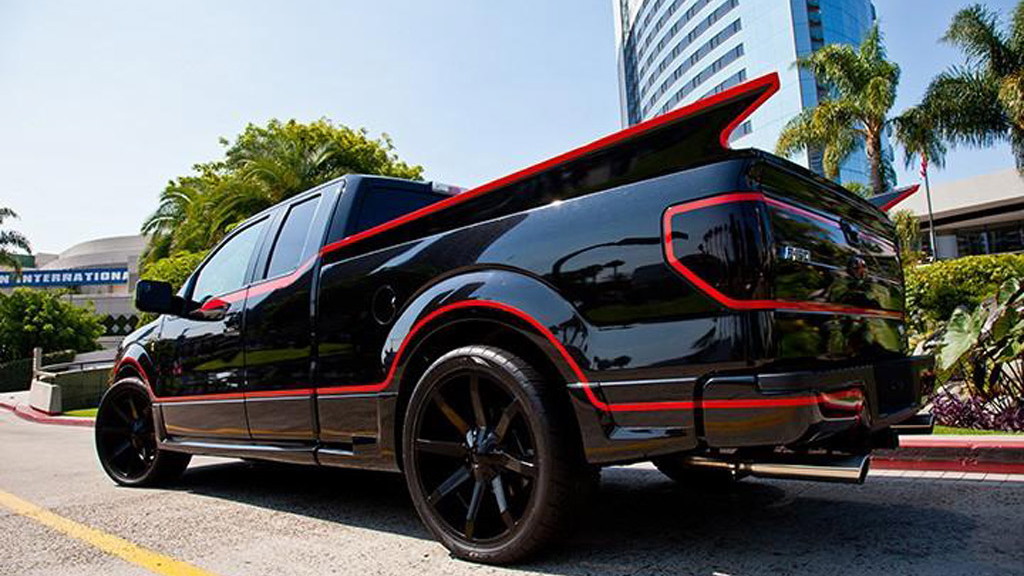Batmobile-themed Crimefighter Ford F-150 by Galpin Auto Sports