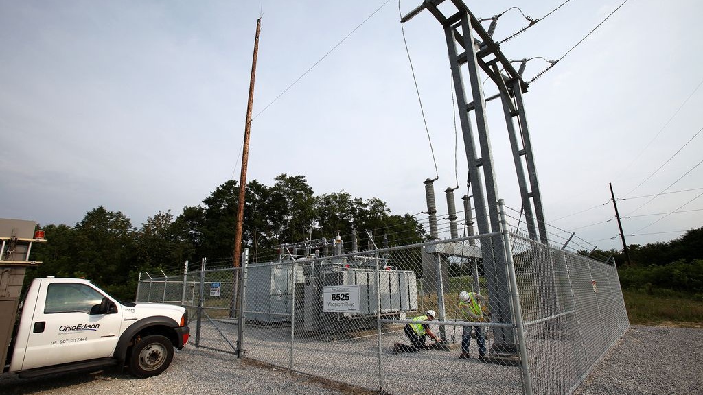Electricity grid substation (Image: FirstEnergy Corp on Flickr, used under CC license)
