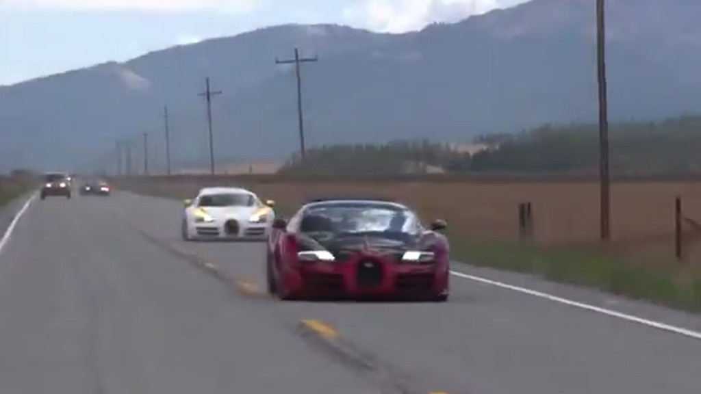 Bugatti Veyrons at the 2015 Sun Valley Road Rally