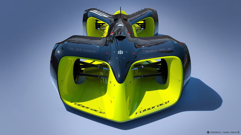 Roborace autonomous race car concept