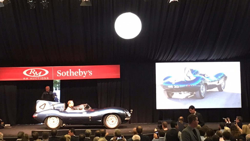 1955 Jaguar D-Type bearing chassis number XKD 501 - Image via RM Sotheby’s