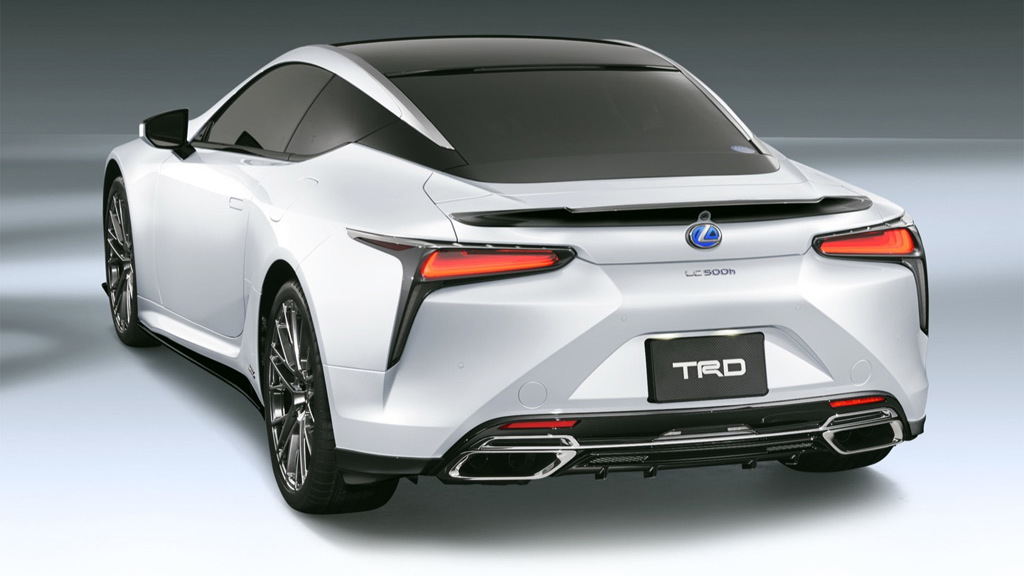 2018 Lexus LC 500h fitted with TRD exterior parts
