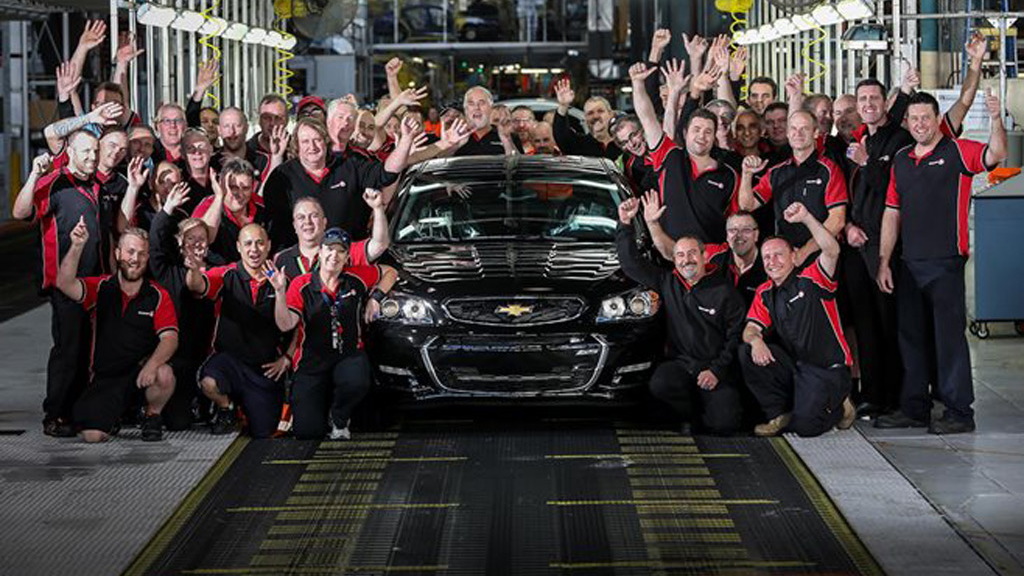 Holden celebrates building its final 2017 Chevrolet SS