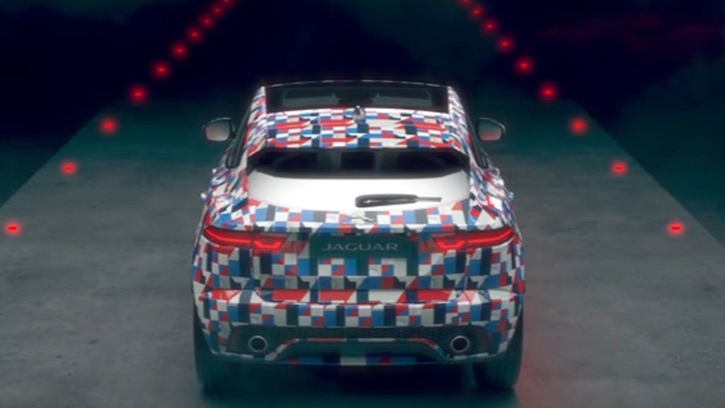 Teaser for Jaguar E-Pace debuting on July 13, 2017