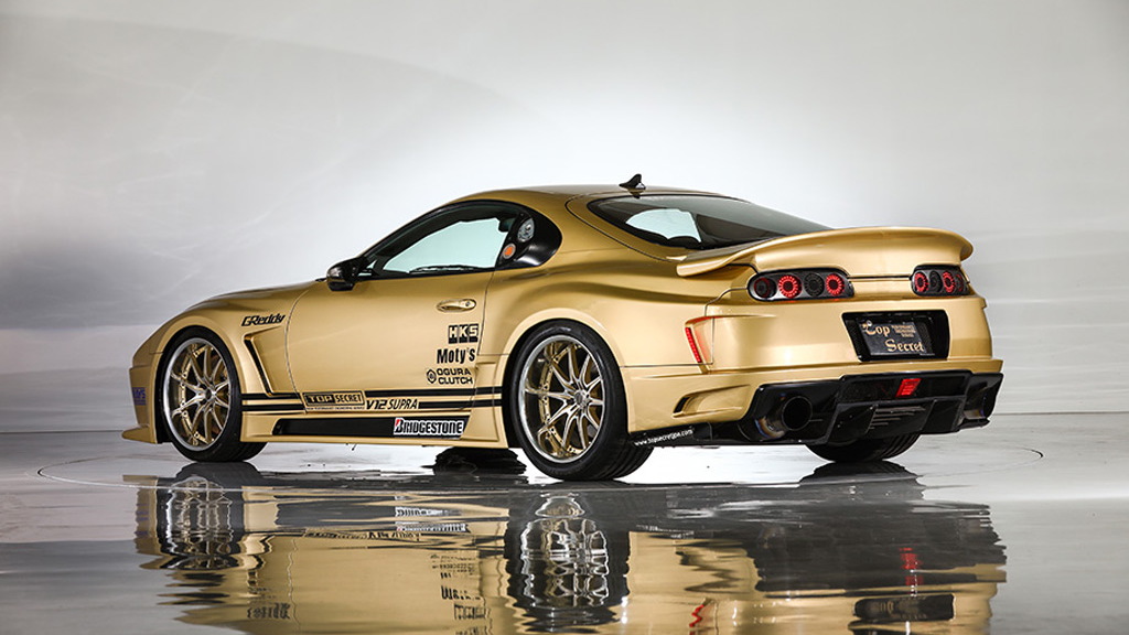 Toyota Supra with V-12 conversion by Top Secret - Image via BH Auction