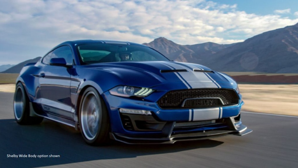 2018 Ford Shelby Super Snake equipped with available wide-body kit
