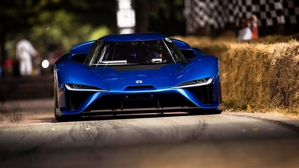 Nio EP9 at the 2018 Goodwood Festival of Speed