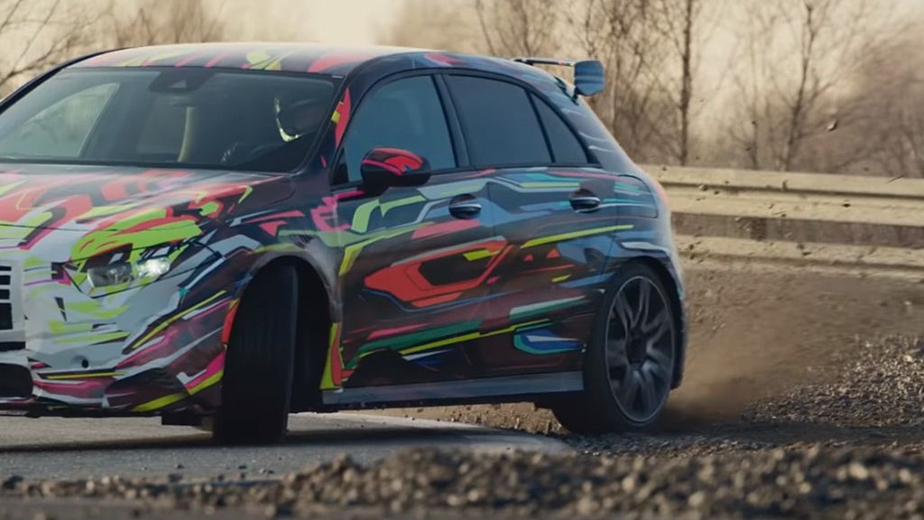 2019 Mercedes-AMG A45 hatchback teaser