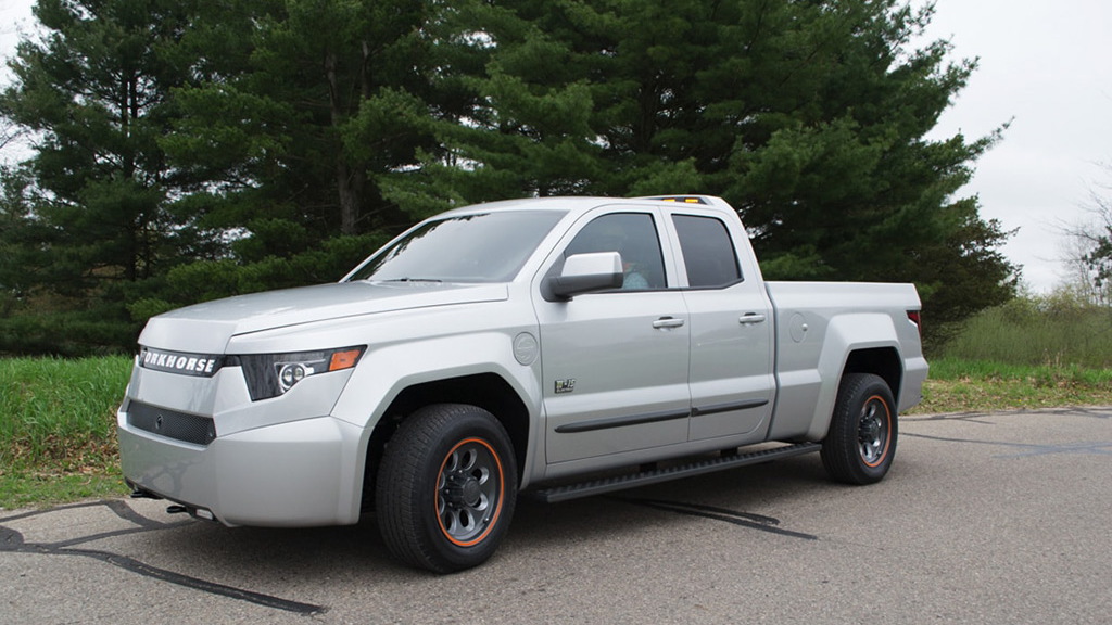 Workhorse W-15 extended-range electric pickup truck