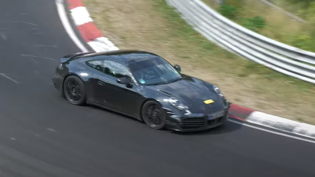 2024 Porsche 911 Carrera GTS facelift spy shots