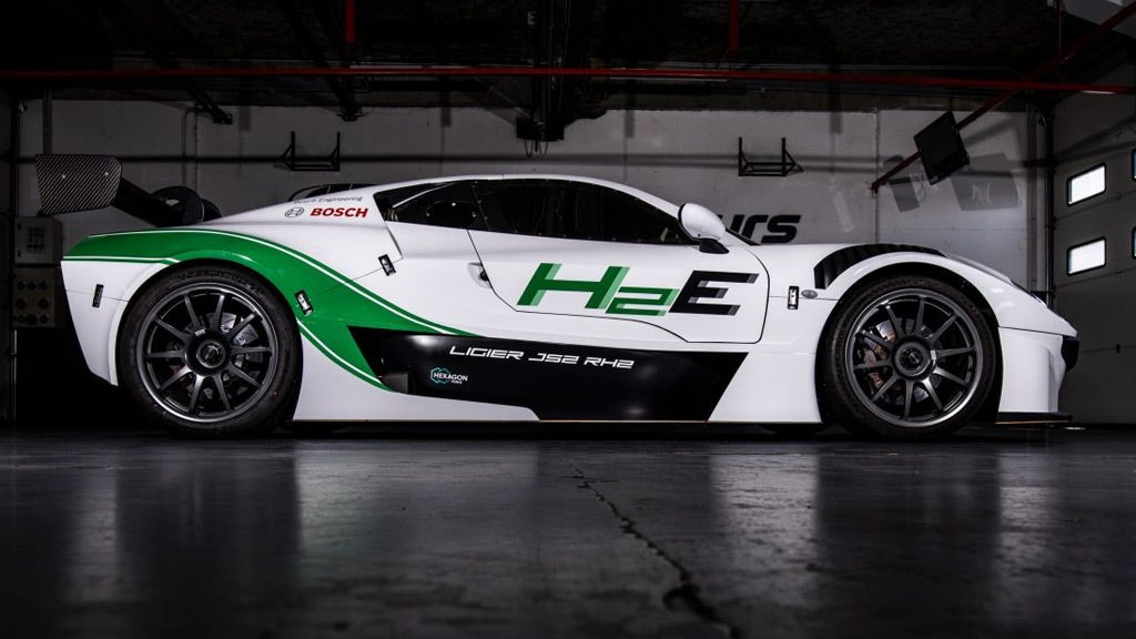 Ligier JS2 R race car powered by Bosch hydrogen engine