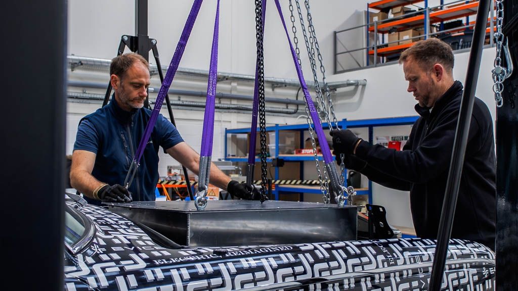 Prototype Rolls-Royce Silver Shadow EV by Evice