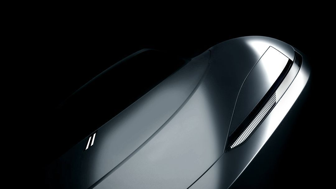 Teaser for Karma GT-UV Design Study debuting during 2024 Monterey Car Week