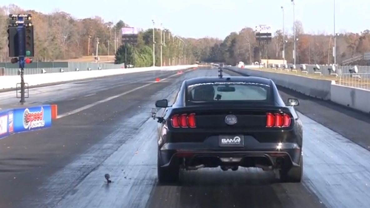 Bama Performance 2015 Ford Mustang runs into the 9s screencap