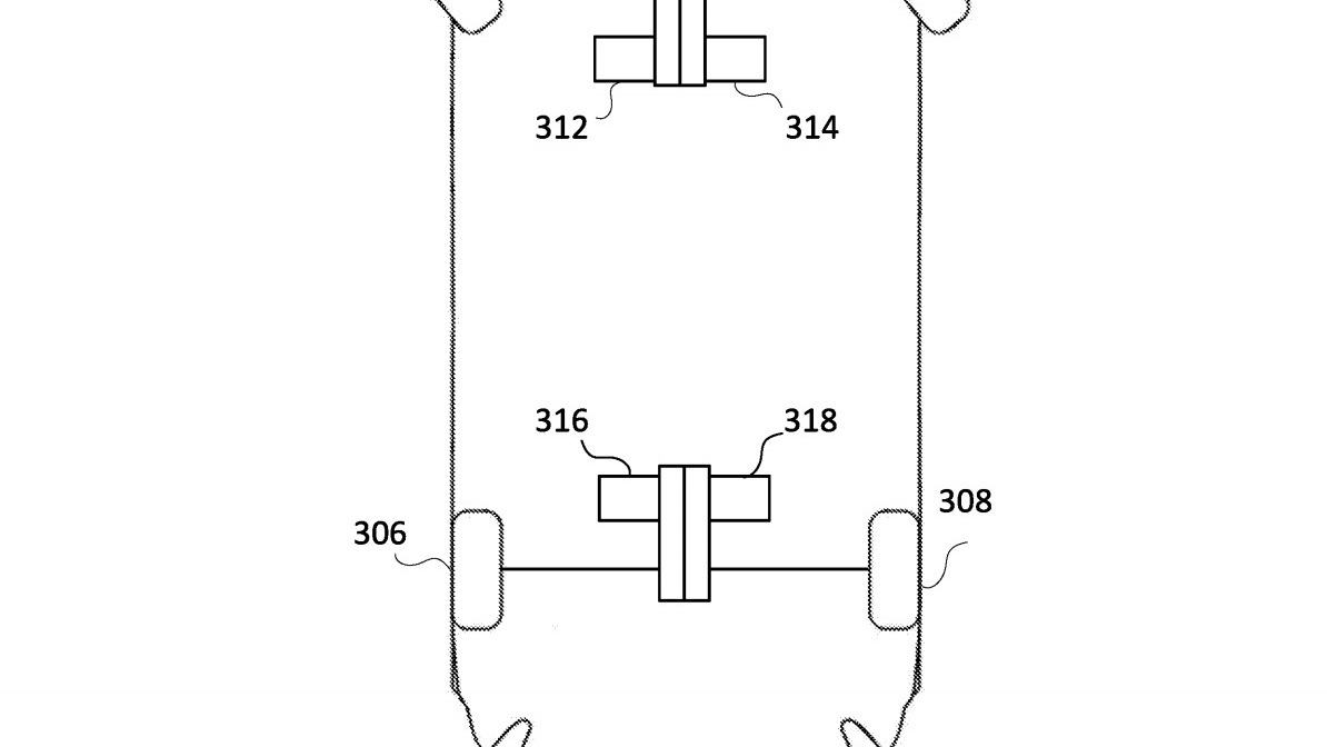 Rivian "K-Turn Mode" patent image