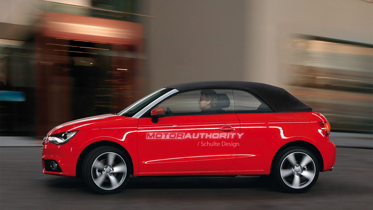 2011 Audi A1 Cabrio preview rendering