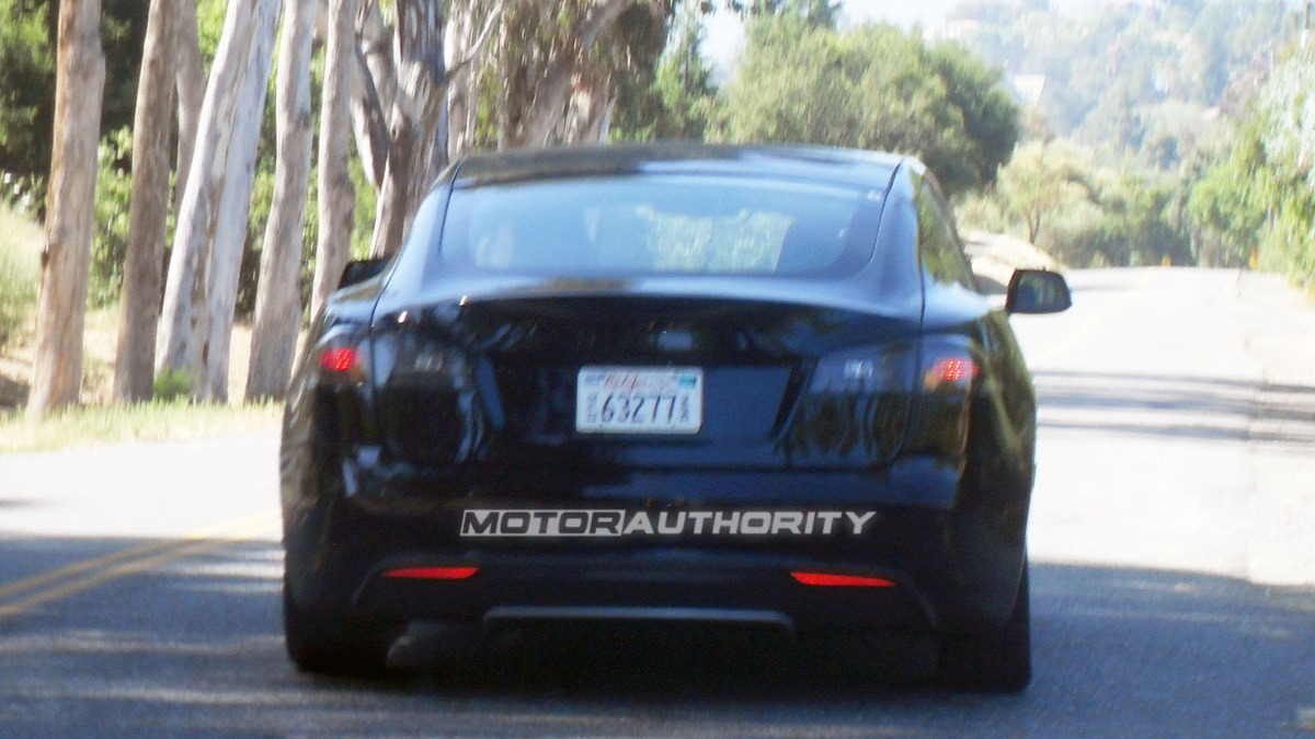 2012 Tesla Model S exclusive spy shots