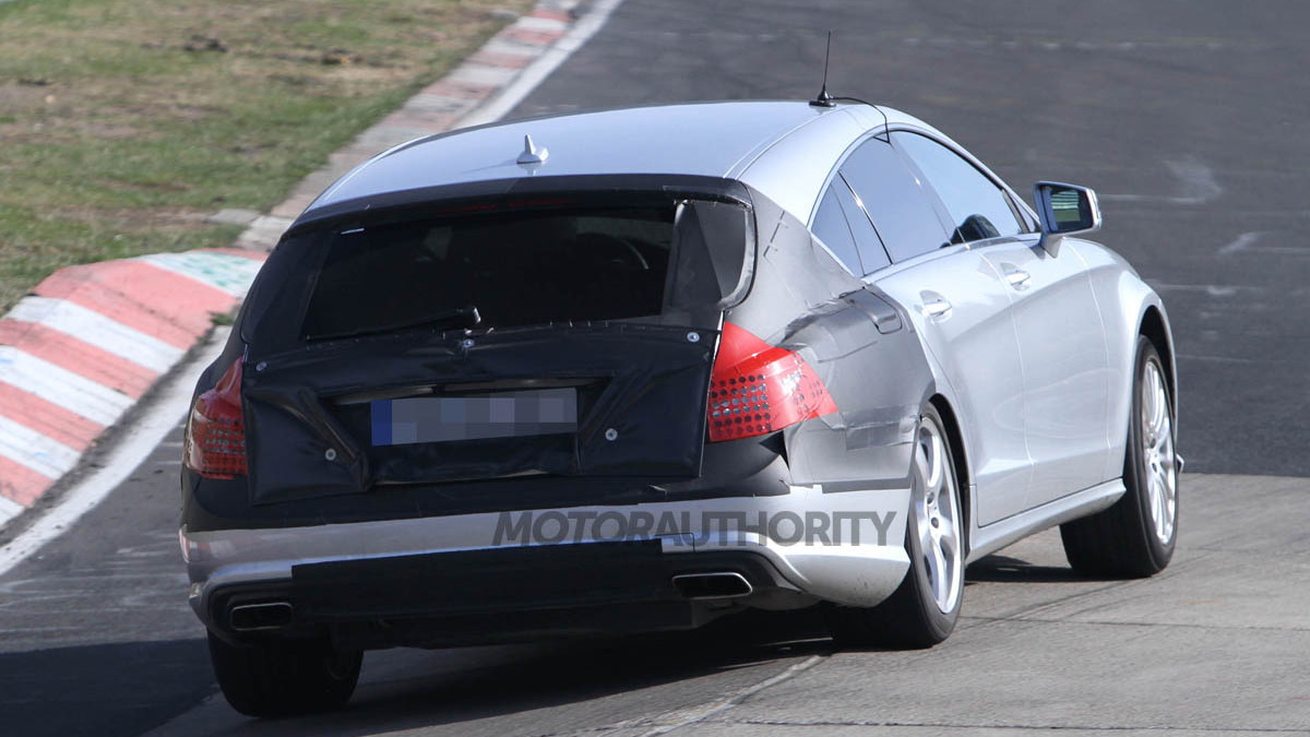 2013 Mercedes-Benz CLS Shooting Brake spy shots