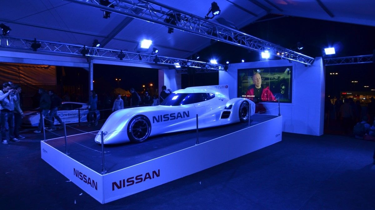 Nissan ZEOD RC electric race car live photos, 24 Hours of Le Mans, 2013