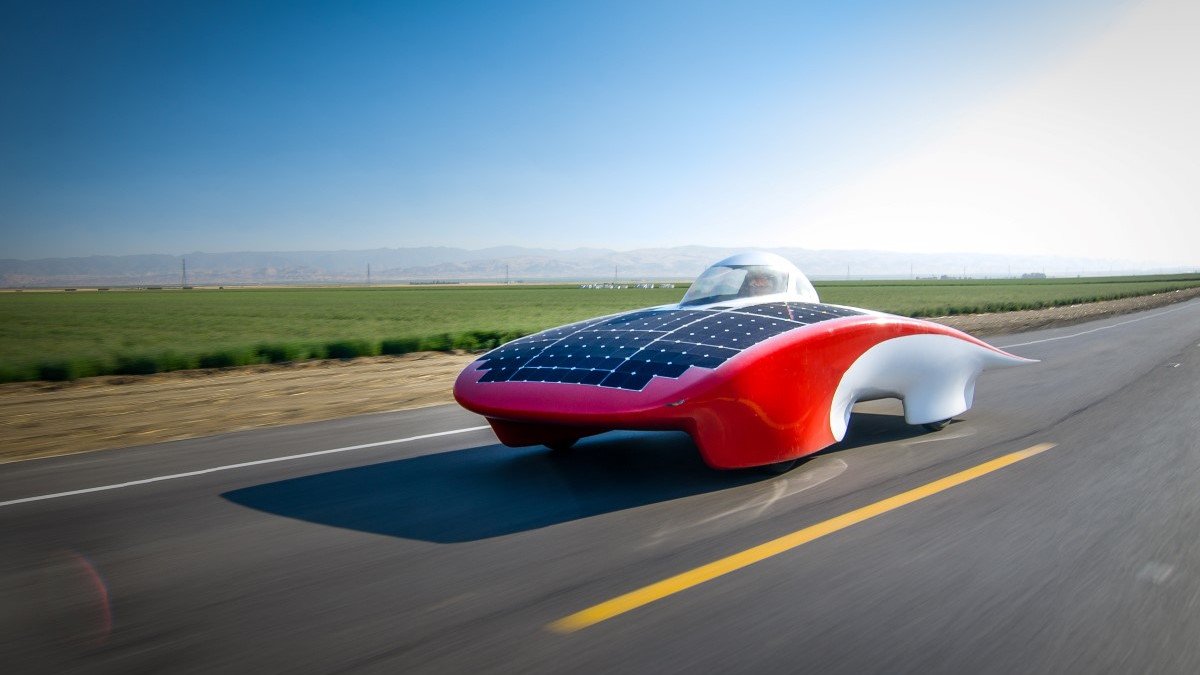 Stanford's Luminos World Solar Challenge car (Image: Stanford Solar Car Project)