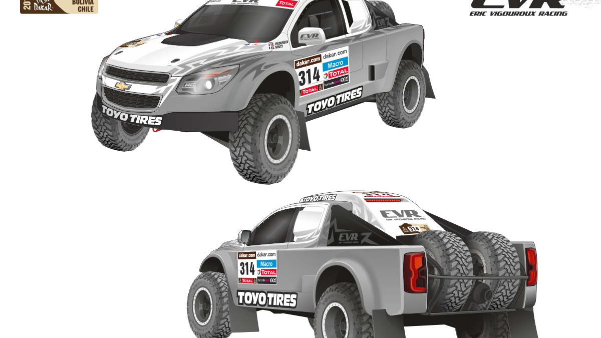 EVR Proto VX 101 Rally Raid Concept Dakar race truck