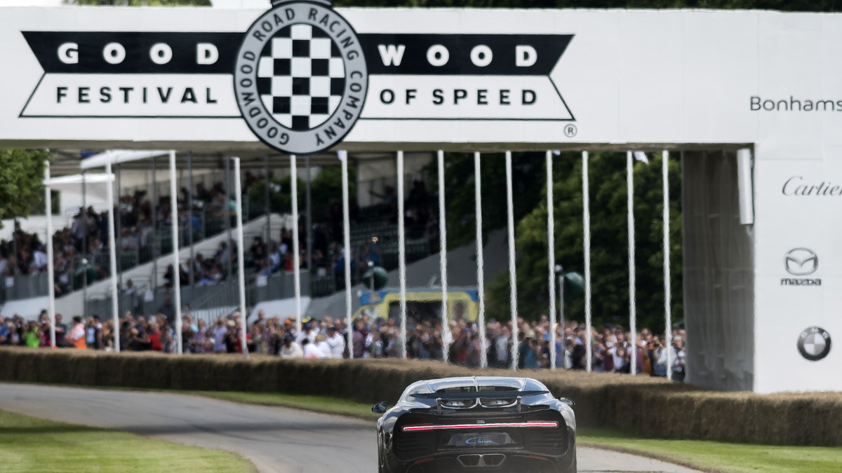 Bugatti Chiron at the 2016 Goodwood Festival of Speed