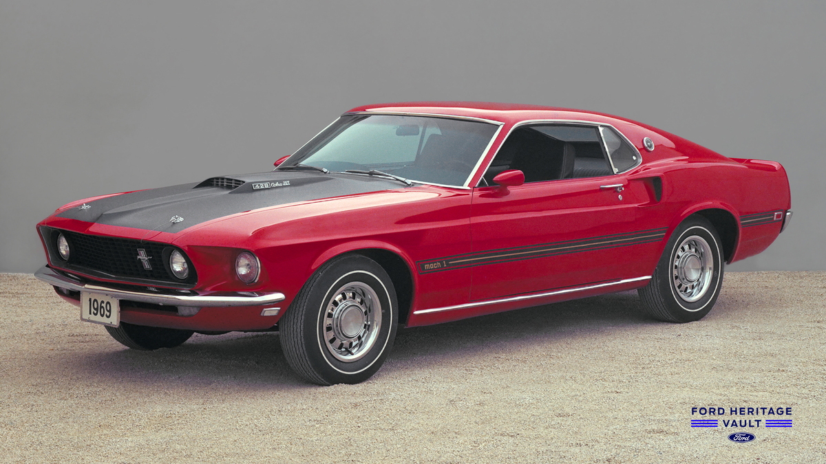 1969 Ford Mustang Mach 1 Fastback, Ford Heritage Vault