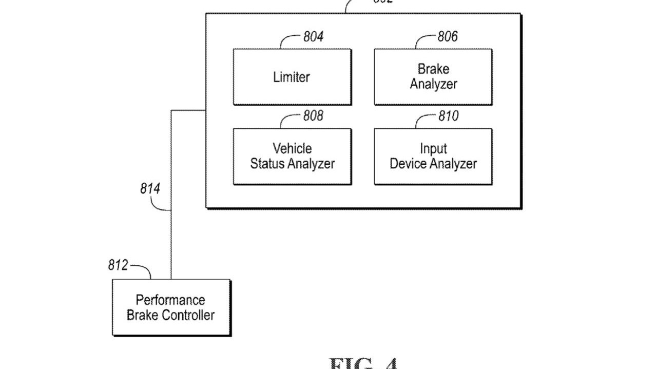 Ford drift mode patent image