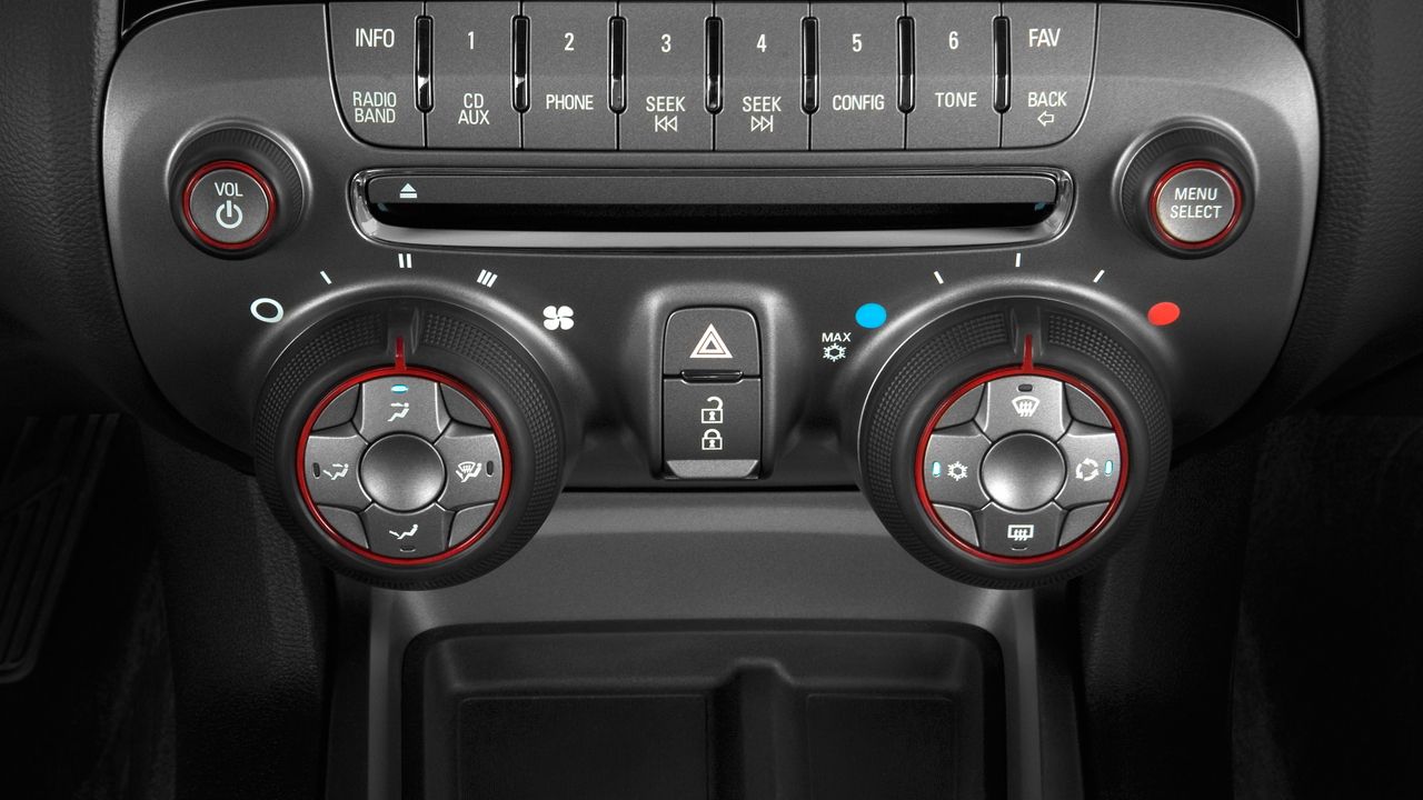 2010 Chevrolet Camaro 2-door Coupe 1SS Temperature Controls