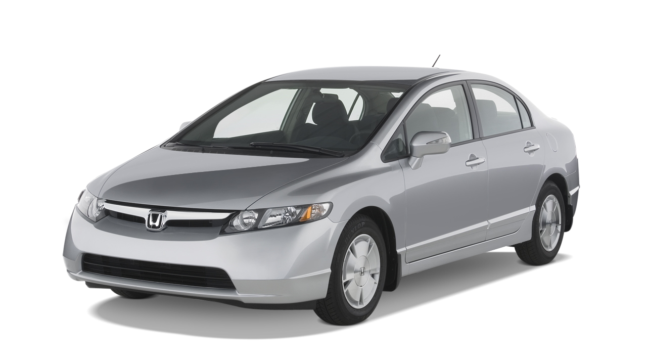 2008 Honda Civic Hybrid 4-door Sedan Angular Front Exterior View