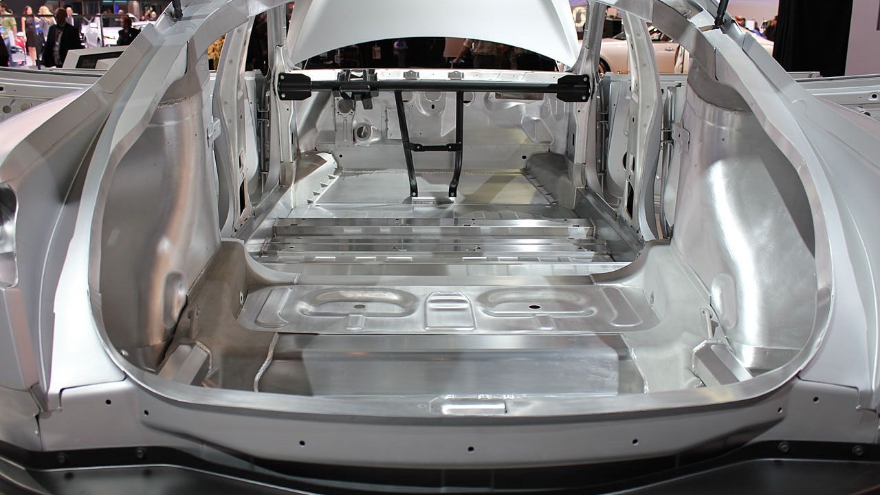 2012 Tesla Model S body-in-white