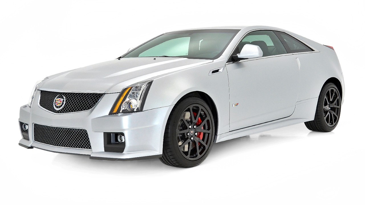 2013 Cadillac CTS-V Coupe in Silver Frost - image: GM Corp