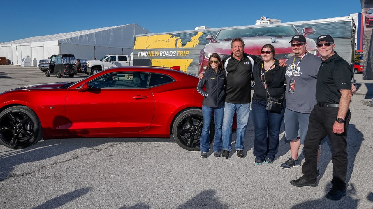 Danica Patrick Helps Deliver The First 2016 Chevrolet Camaro