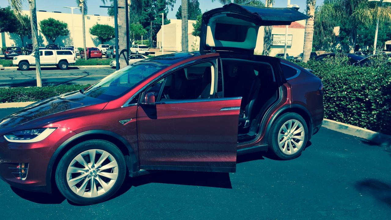 2016 Tesla Model X owned by Ron Merkord, March 2016  [photo: David Noland]