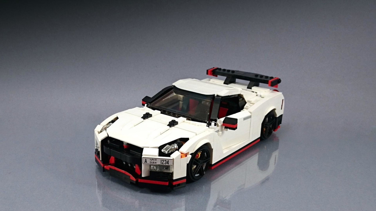 Nissan GT-R Nismo created with LEGO